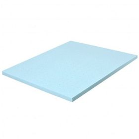 4 Inch Gel Injection Memory Foam Mattress Top Ventilated Mattress Double Bed-King Size - Size: King Size