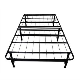 King size Black Metal Platform Bed Frame