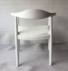 Embla Chair - White & White Leather