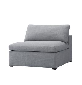 InÃ¨s Sofa - 1-Seater Single Module - Grey Fabric