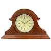 Bedford Clock Collection Mahogany Cherry Mantel Clock with Chimes