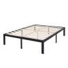 Full Heavy Duty Metal Platform Bed Frame with Wood Slats 3,500 lbs Weight Limit