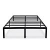 Full size Heavy Duty Black Metal Platform Bed Frame