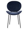 Ormer Dining Chair - Navy Velvet