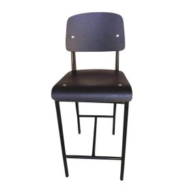 AnaÃ¯s Counter Stool - Black Seat/Back & Black Frame